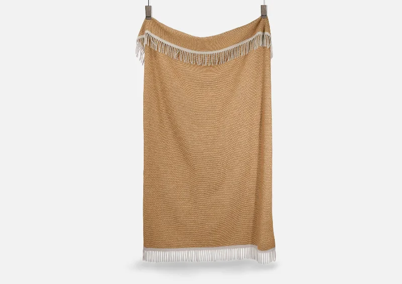 Autumn Duiske Lambswool Throw Blanket