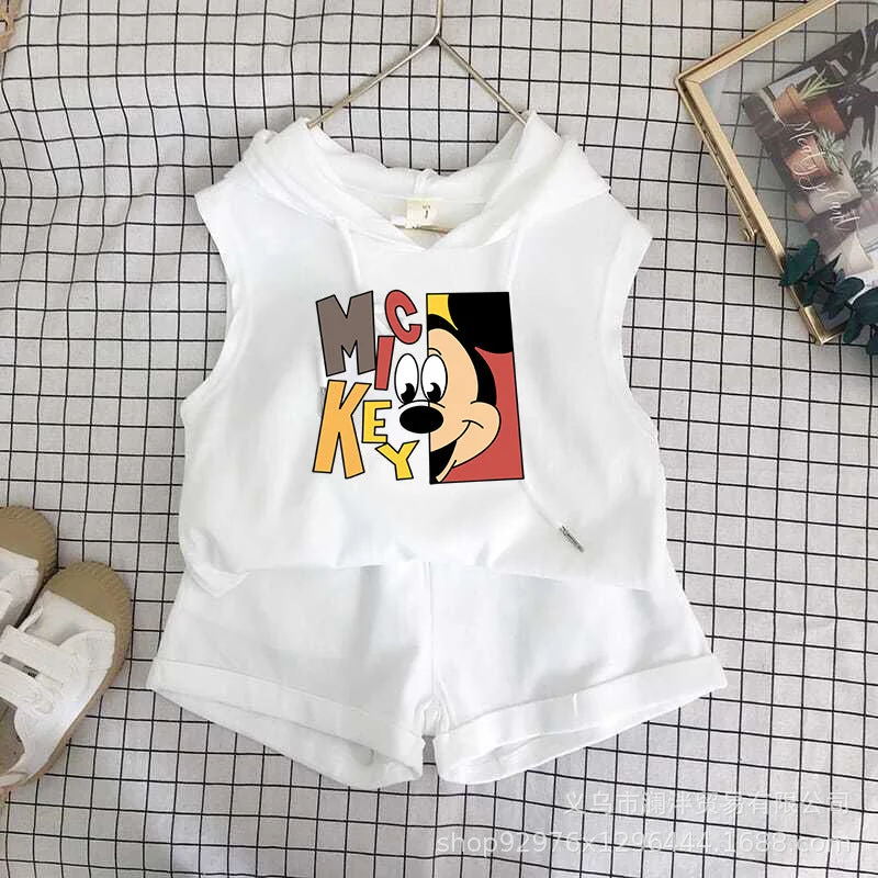 MINISO-Korean Style Kids Boys Girls Top and Shorts Set   504935