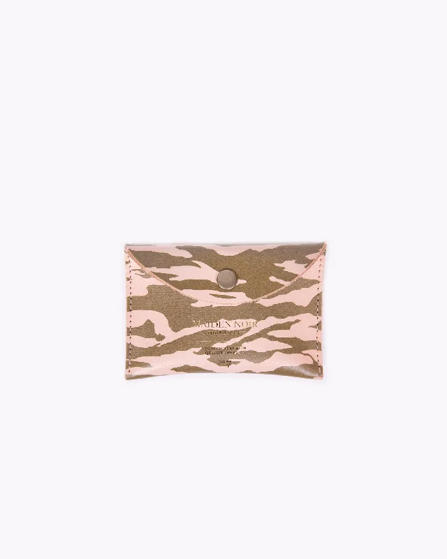 Leather Card Case - Camo