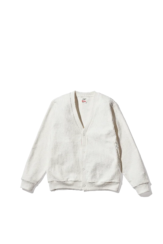 Ready To Dye Freshman Corduroy Cardigan Thermal sweaters