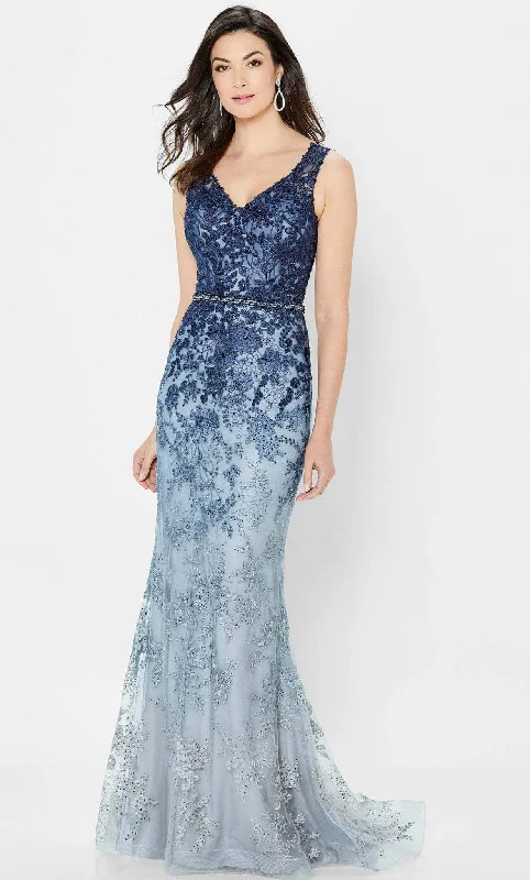 Montage by Mon Cheri 122903W - Ombre Appliqued Formal Gown Christmas party dresses
