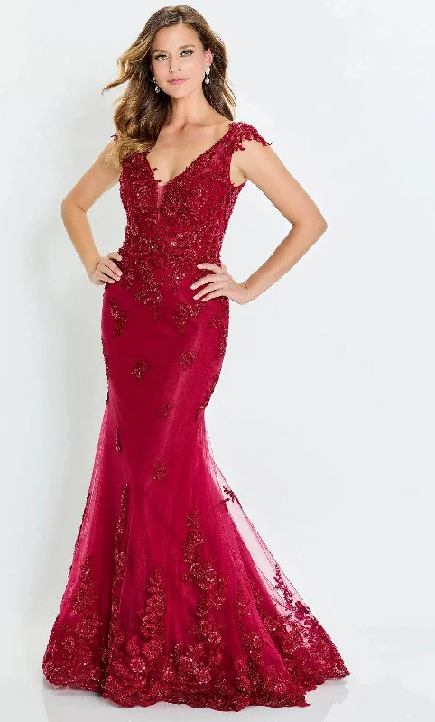 Montage by Mon Cheri M534 - Beaded Tulle Formal Gown Flowy party dresses