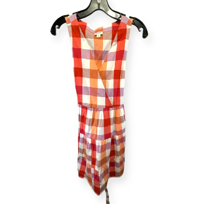 Plaid Pattern Dress Casual Short J. Crew, Size 6 Urban Outfitters floral dresses