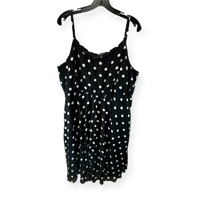 Polkadot Pattern Dress Casual Short Torrid, Size 3x Shein floral dresses