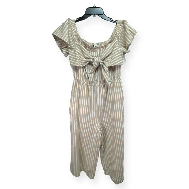 Striped Pattern Jumpsuit English Factory, Size M Ruffled floral dresses