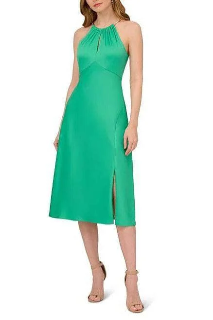 Adrianna Papell AP1D105019 - Tea Length Halter Dress Knitted unclassified dresses
