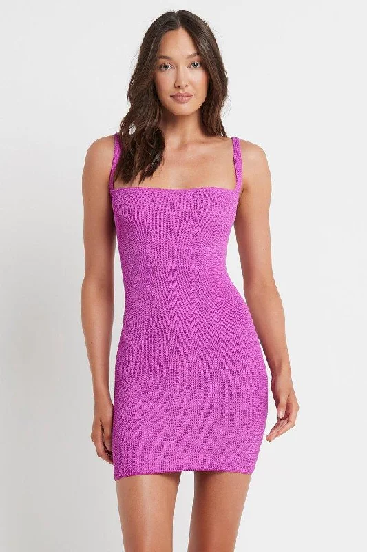 BOUND by Bond-Eye 'Drew' Dress in Ultraviolet Preppy unclassified dresses