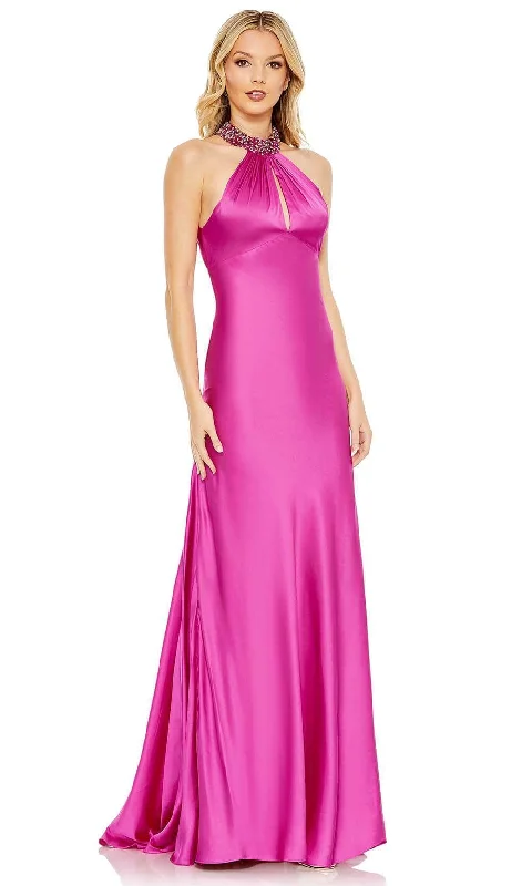 Mac Duggal 70252 -High Halter Evening Gown Velvet unclassified dresses