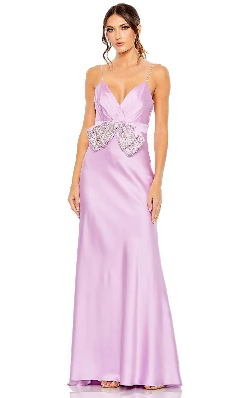 Mac Duggal 68144 - Pleated Rhinestone Trumpet Dress Women's unclassified dresses