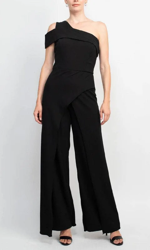 Marina 261183 - Asymmetrical Neck Jumpsuit Stylish unclassified dresses