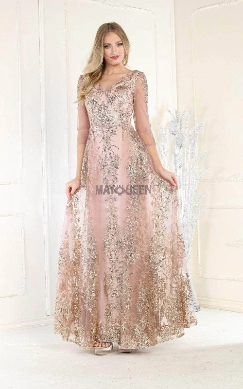 May Queen MQ2000 - V-Neck Dress Knitted unclassified dresses