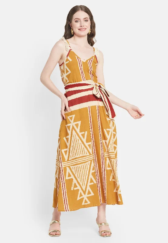 Serena Saffron Dress Date night unclassified dresses