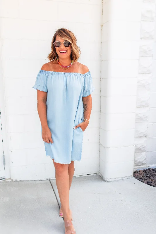 The Right Time Chambray Dress Women's unclassified dresses