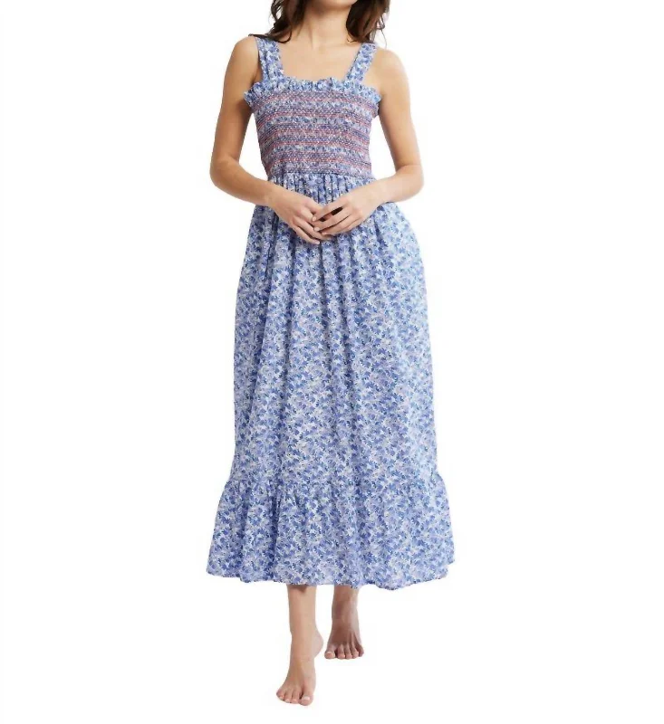 Garden Midi Dress In Condesa Floral Summer Midi Skirt