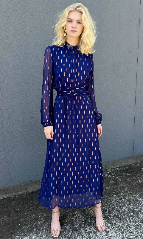 HOSS Palace Royal Blue Dress Lace Dress Party