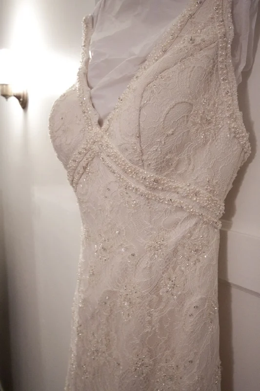 Justin Alexander Justin Alexander Lace Size 6 Lace Bridesmaid Dress